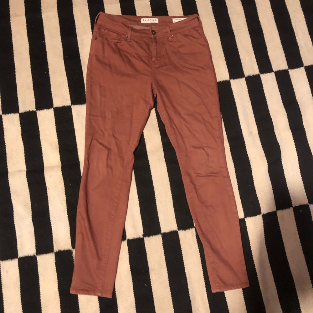 Bullhead Terracotta Colored Skinny Jeans
